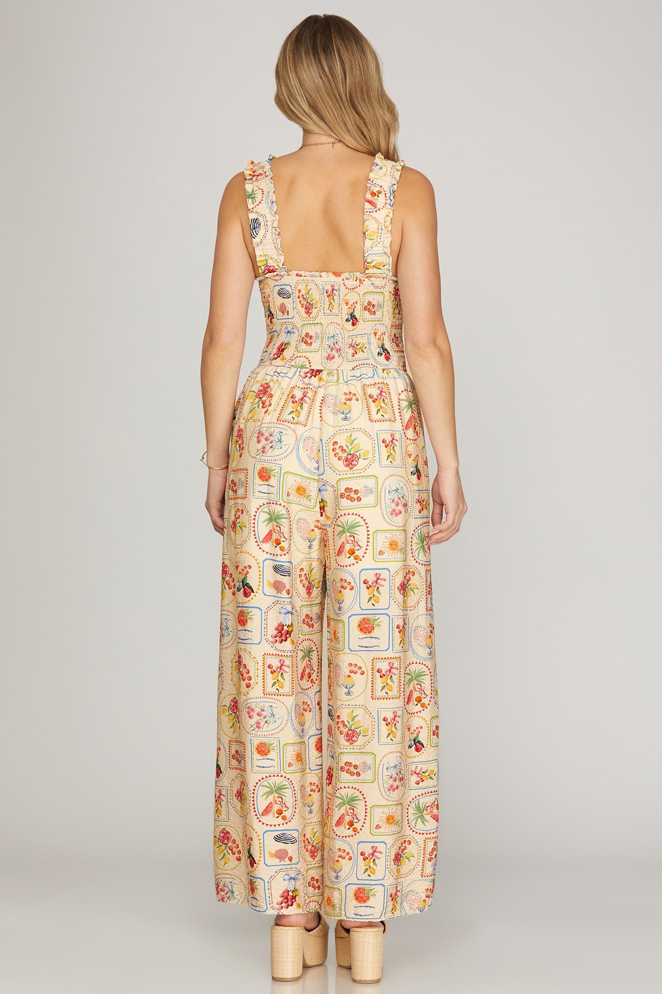 Seaside Smocked Jumpsuit
