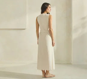 The Sweet Grace Ivory Skirt Set