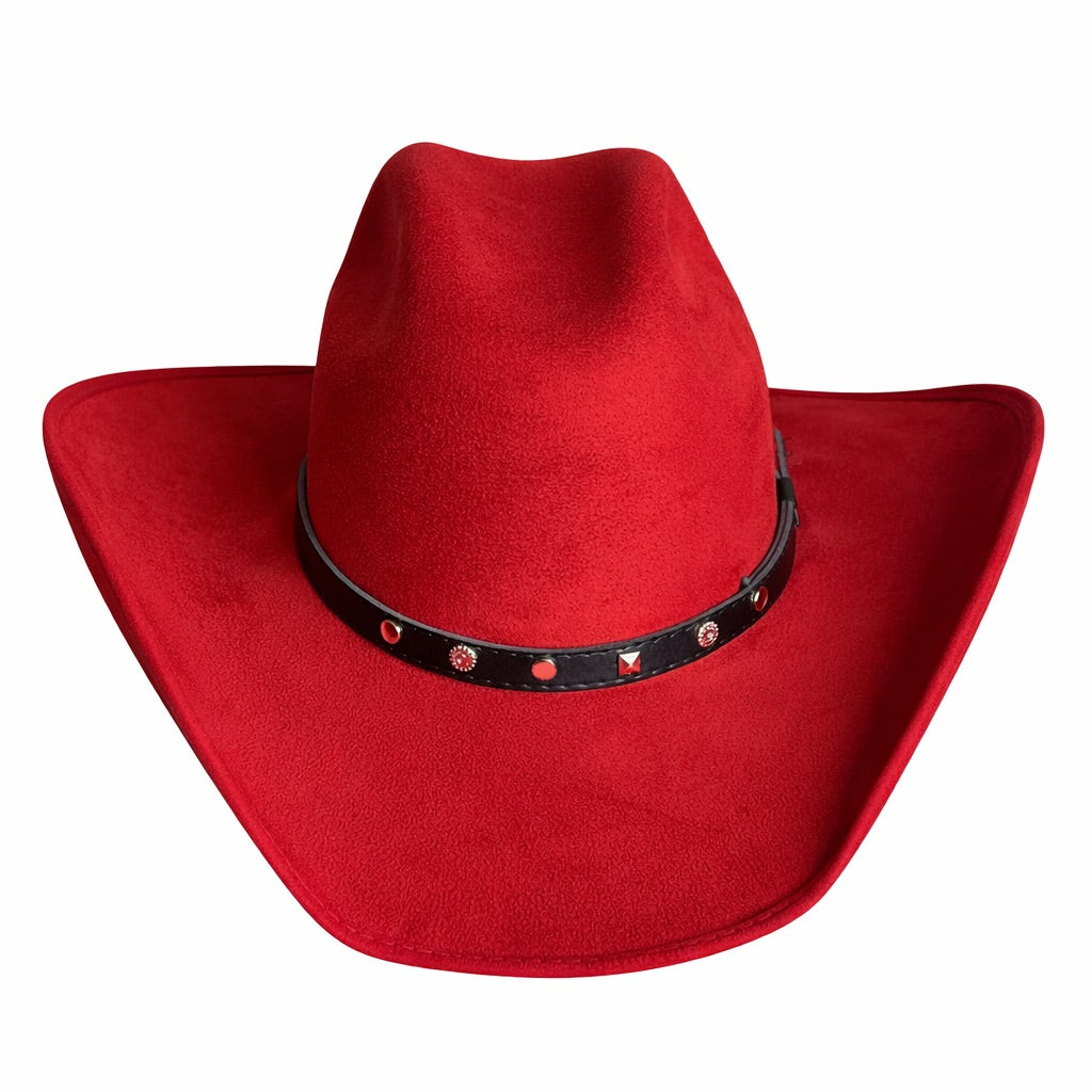 Red Rose Cowboy Hat