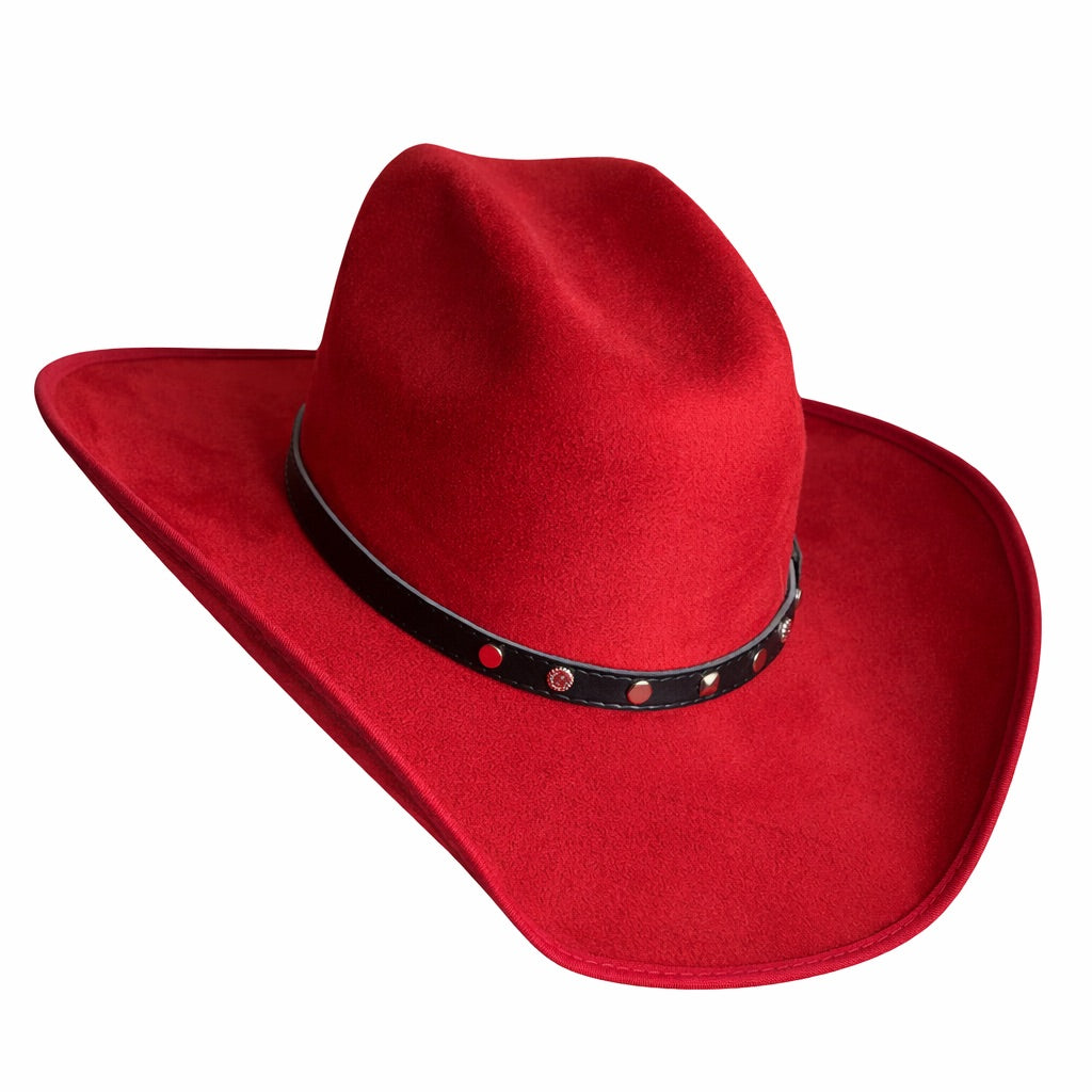 Red Rose Cowboy Hat